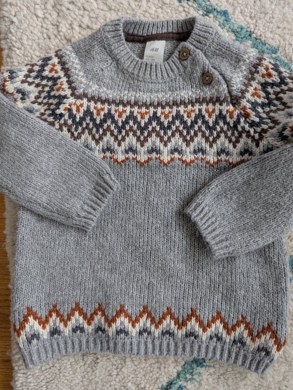 H&M Fair Isle Knit Sweater – 18-24 Months